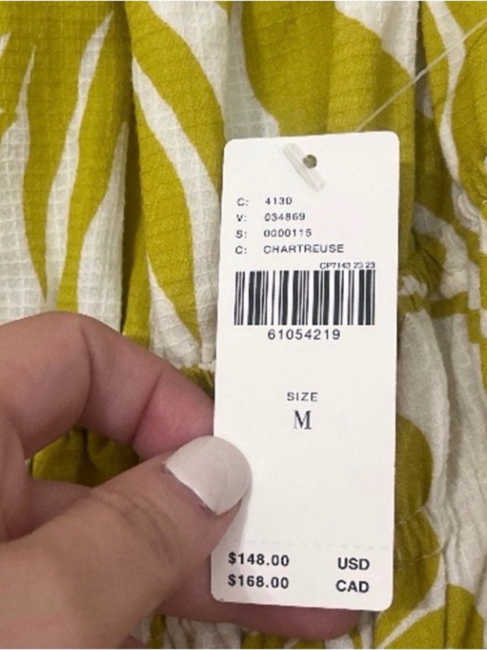 Anthropologie Maeve Feliciana Tropical Print Dress Puff Sleeve Pockets NWT - Picture 10 of 10